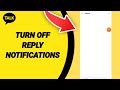 How To Turn Off Reply Notifications On Kakao Talk App