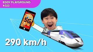 KTX 안에서 5G 될까? 시속 300km 로 달리는 고속열차 안에서 쿠키런 해 보았다. 빛의 속도 만큼 빨리 받고 싶다구요.