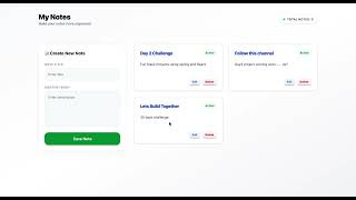Day 2: Notes App for Your Resume | React + Spring Boot Full Stack Project