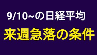 【9/10(金)以降の日経平均解説】