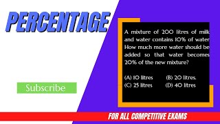 A mixture of 200 litres of milk and water contains 10% of water. How much more water should be added