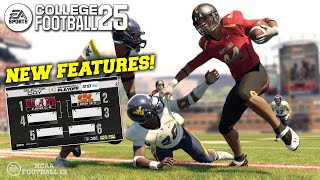 All the New Features in College Football 25 that were Not in NCAA 14!