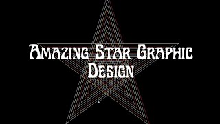 Amazing Multicolor Star Graphics Design Using Python Turtle 🐢 Python | Coding | Programming 💻