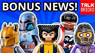 BONUS LEGO NEWS! Mandalorian Forge! Marvel Minifigs Revealed! August Promos! LEGO Ideas Sailboat!