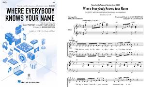 Where Everybody Knows Your Name from Cheers | SATB Choir | Arr. Roger Emerson