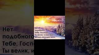 НЕТ ПОДОБНОГО ТЕБЕ , ГОСПОДИ      … !!! - 12.02.2025