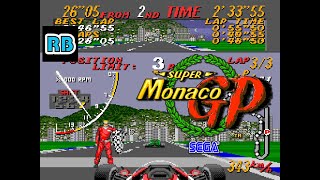 1990 [60fps] Super Monaco GP (Mega-Tech) DP4629 7S ALL