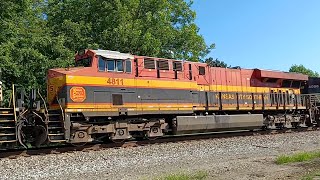 FAST TRIO Kansas City Southern #4811 trailing NS #4008 - #243 / NS leaders #4480 #25a / #1043 - #154