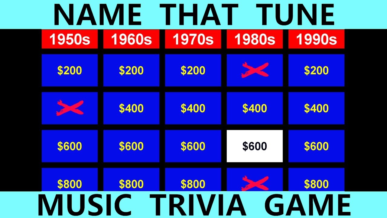 Name That Tune Music Trivia Game - YouTube