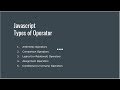 How we can use operators in javascript | learn javascript part-5