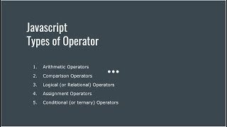 How we can use operators in javascript | learn javascript part-5