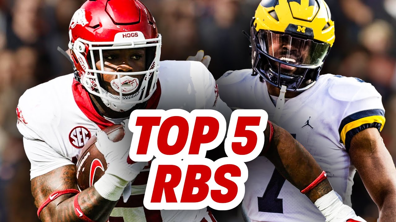 The BEST Running Backs In The 2024 NFL Draft - YouTube