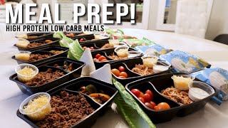 Meal Prep - High Protein Low Carb Meals