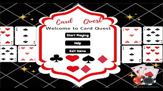 Solitaire Game | Python Project | Pygame + DSA