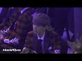 140123 sma baekhyun focus reaction to snsd gaon chart speech