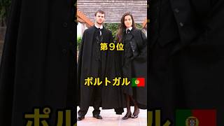 世界で最も学生服が美しい国トップ１０#jk #jd #ランキング #かわいい