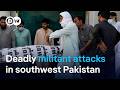 Dozens of people killed in series of militant attacks in Pakistan's Balochistan province | DW News