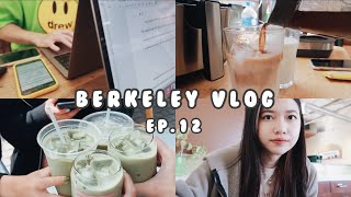 Berkeley Vlog EP12【Weekend Vlog】咖啡廳讀書☕️、Berkeley最好吃ㄉ冰淇淋🍦、開到下午ㄉ早午餐🍴、假日日常