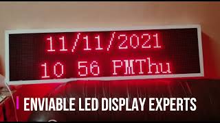 P10 RED DIP HIGH BRIGHTNESS RUNNING LED DISPLAY