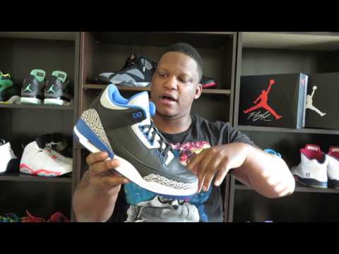 JORDAN RETRO 3 'SPORT BLUE' REVIEW AND ON FEET!!! JORDAN RETRO 3 'SPORT BLUE' REVIEW AND ON FEET!!!