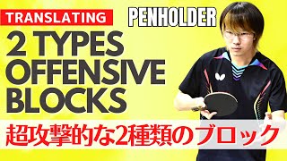 Penholder Player's Secret Weapon: Effective 2 Block Techniques[Table Tennis]