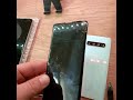 Samsung s10 amoled screen repair and back glass repair end result?