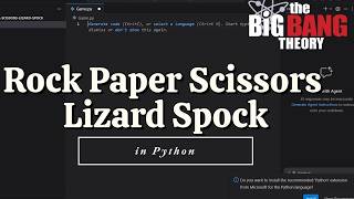 I Built Rock Paper Scissors Lizard Spock in Python