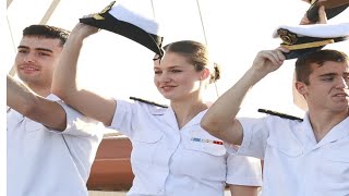 Princess Leonor arrives in Tenerife, stopover of the training ship \