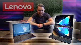 Dualscreenlaptops van Lenovo op CES - Twee keer twee schermen