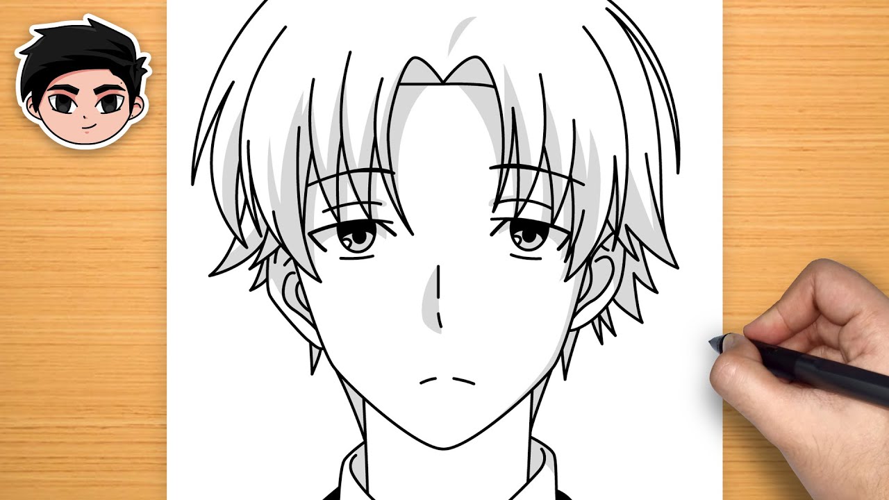 Easy Anime Drawing How To Draw Kiyotaka Ayanokoji From Classroom Of