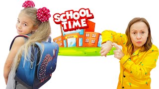 This is the Way We Go to School |  Song with Anabella Show