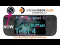 Once Human (Patch August 1) on Steam Deck OLED with Steam OS 3.7