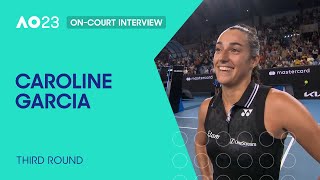 Caroline Garcia On-Court Interview | Australian Open 2023 Third Round