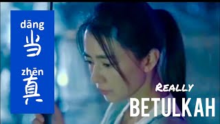 当真 - Dang Zhen - 米糖 - Betulkah - Really - Lagu Mandarin Lirik Terjemahan Indonesia - Duet - Karaoke