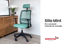 Rossi / Silla Mint - Pre montada: tutorial de armado