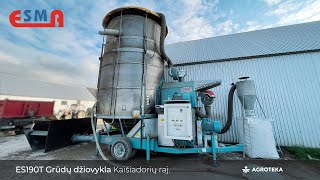 Mobili grūdų džiovykla ESMA ES190T 26 m³ | Grikių džiovinimas Kaišiadorių raj. | Agroteka