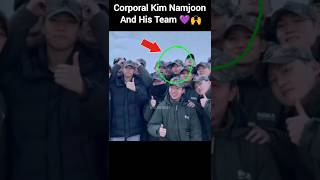 Corporal Kim Namjoon And His Team 💜🙌 #rm #bts #shorts