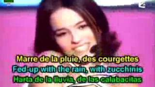 Learn French with Alizée, chanson J ' en ai Marre (Francais/English/Spanish)