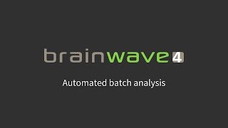 Automated batch analysis