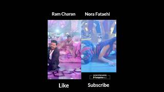 Ram Charan vs Nora Fatehi dance 🤔 | #ramcharan #norafatehi #dance