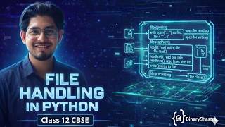 File Handling in Python Class 12 | Text, Binary & CSV Files Explained | Part 1