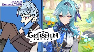 #4.49【Genshin + Freetalk】HBD Eula Lawrence [ Vtuber Indonesia Livestream 🐯🍰 ]