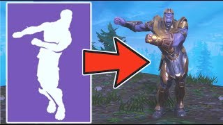 Thanos Does The Fortnite Dances All Fortnite Dances On Th - thanos does the fortnite dances all fortnite dances on thanos infinity gauntlet battle