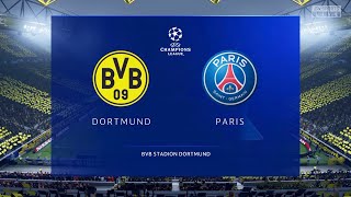 FIFA 20 Europe UEFA Champions League ,1/8 Borussia Dortmund & Paris Saint Germain @Signal Iduna Park