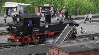 Dampfeisenbahn - Preßnitztalbahn - Großes Bahnhofsfest - 4.6.2022