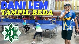 DANI LEM TAMPIL BEDA MENGHADAPI DIKI NHI DI KEJUARAAN TENIS MEJA MILAD PUSDAI KE-25