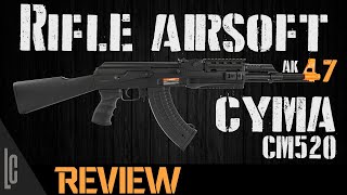 AK 47 TACTICAL -  RIFLE AIRSOFT AK47 CM520 - REVIEW