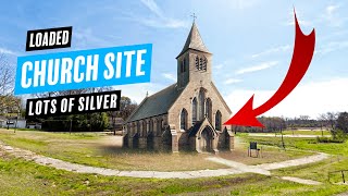 SACRED SILVERS! Metal Detecting Loaded Church Site In The Middle Of A Small Park
