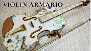 Como montar y decorar un Violín armario de madera / Crea con Rio