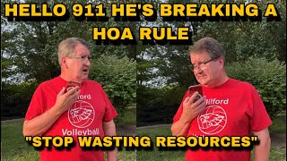 HOA Member Calls The Cops Thinking His Rules Are Law